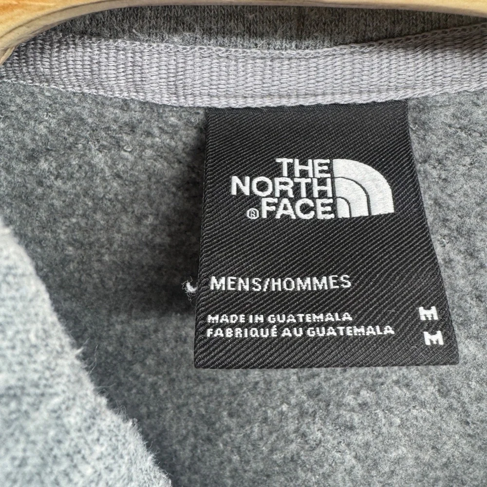 The North Face Pullover Hoodie‎ Mens Medium Half Dome Grey Sweater Casual